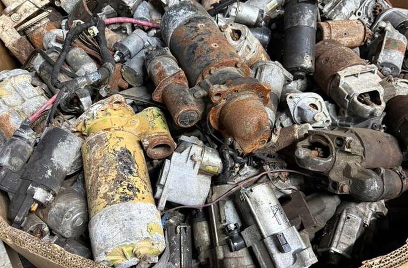 Electric motor and starter scrap
