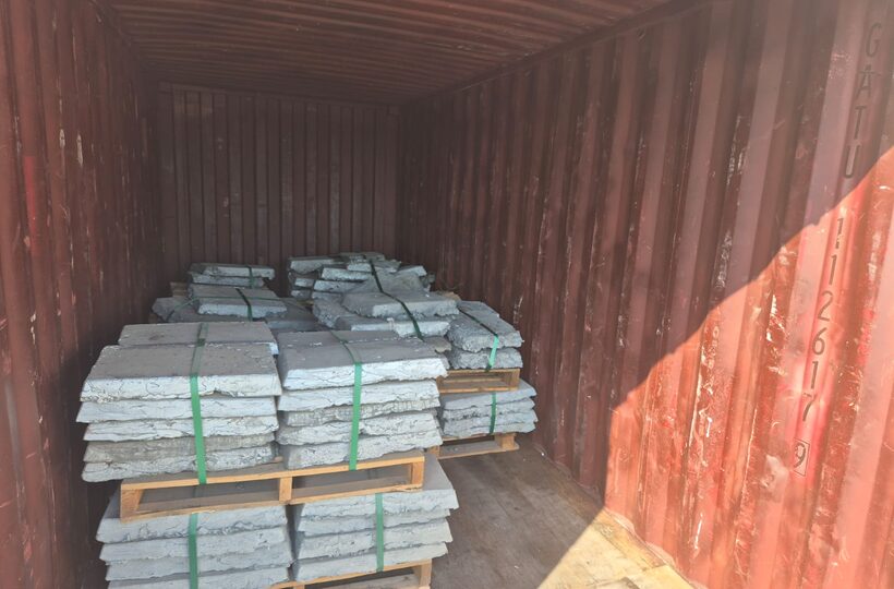 Zinc ingots